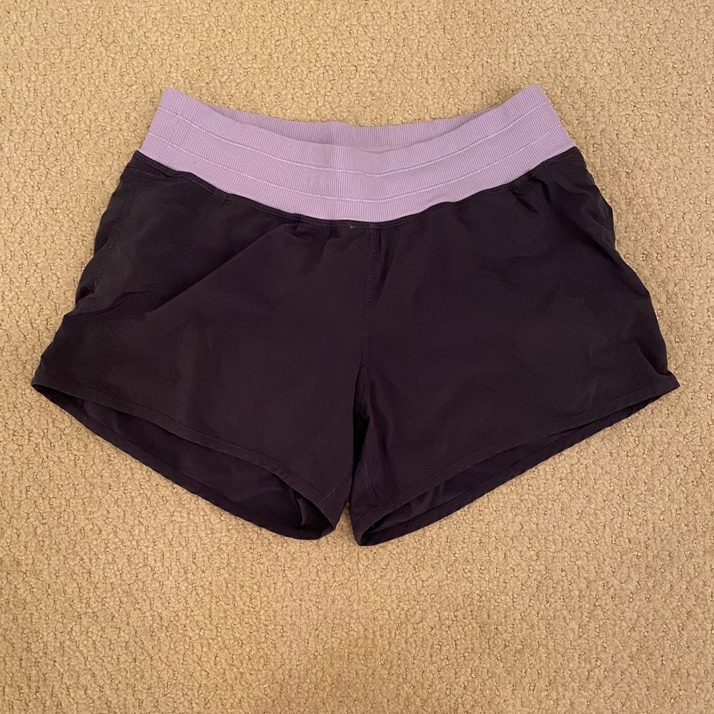 gray lululemon shorts